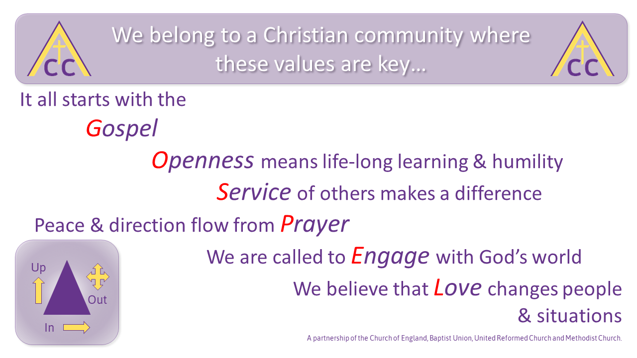 Cambourne Church Gospel values